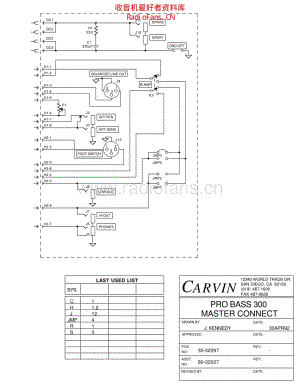 Carvin_pb300_master_connect 电路图 维修原理图.pdf