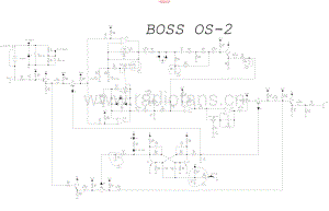 Boss_os2_overdrive_dist 电路图 维修原理图.pdf