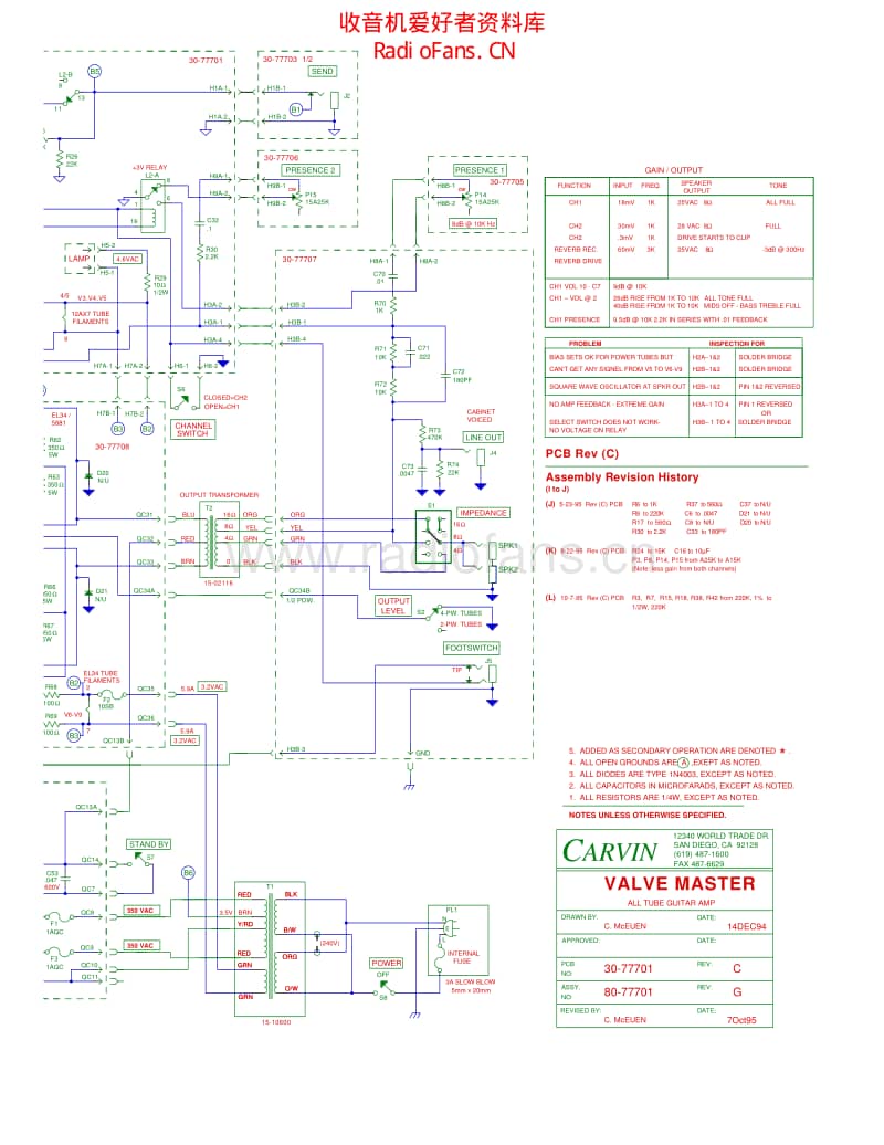 Carvin_valvemaster 电路图 维修原理图.pdf_第2页