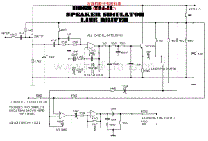 Boss_tm3_speakersimulator 电路图 维修原理图.pdf