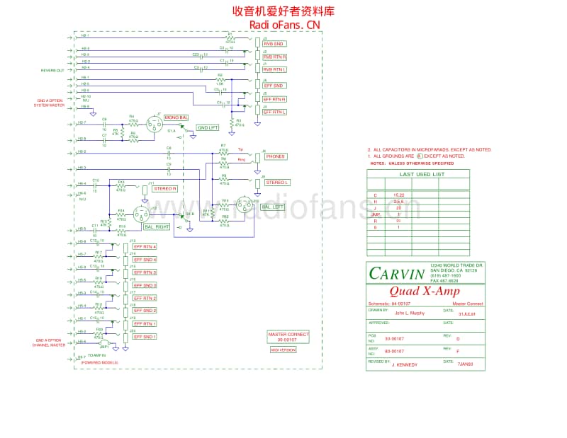 Carvin_master_connect 电路图 维修原理图.pdf_第1页
