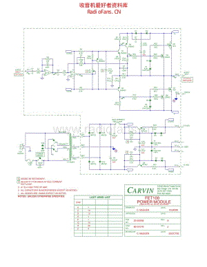 Carvin_01018_power_module_fet100_fet200 电路图 维修原理图.pdf