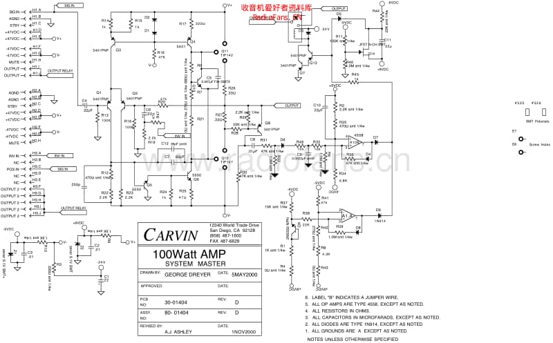 Carvin_30_01404revd 电路图 维修原理图.pdf_第1页