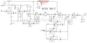 Boss_hm2_heavymetal_dist 电路图 维修原理图.pdf