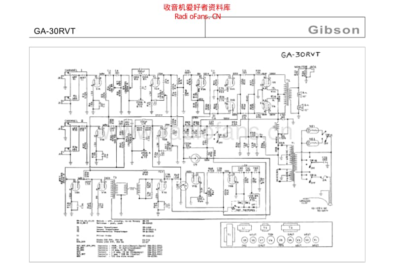 Gibson_ga_30rvt 电路图 维修原理图.pdf_第1页