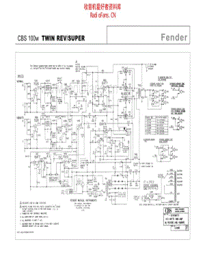Fender_cbs_100w_twin_rev_super 电路图 维修原理图.pdf