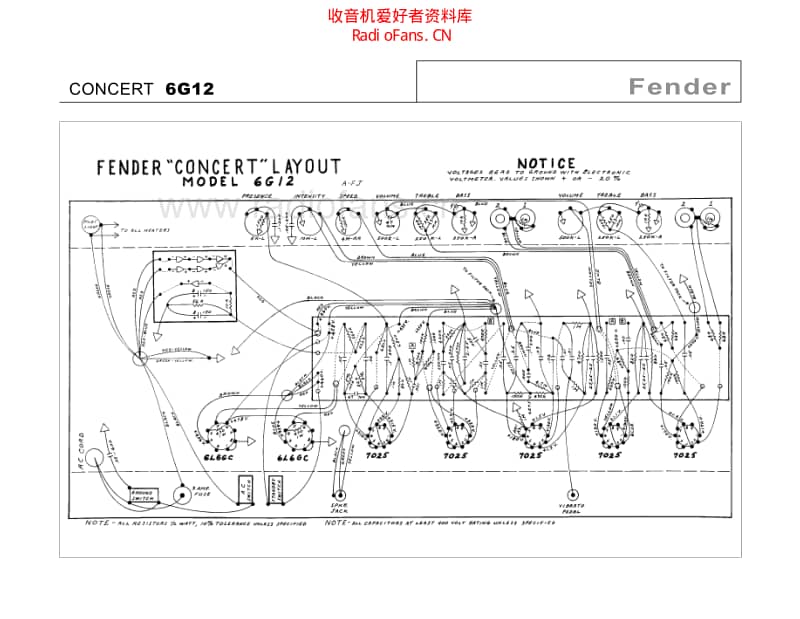 Fender_concert_6g12 电路图 维修原理图.pdf_第1页