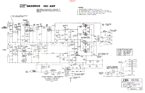 Fender_bassman_100_schem 电路图 维修原理图.pdf
