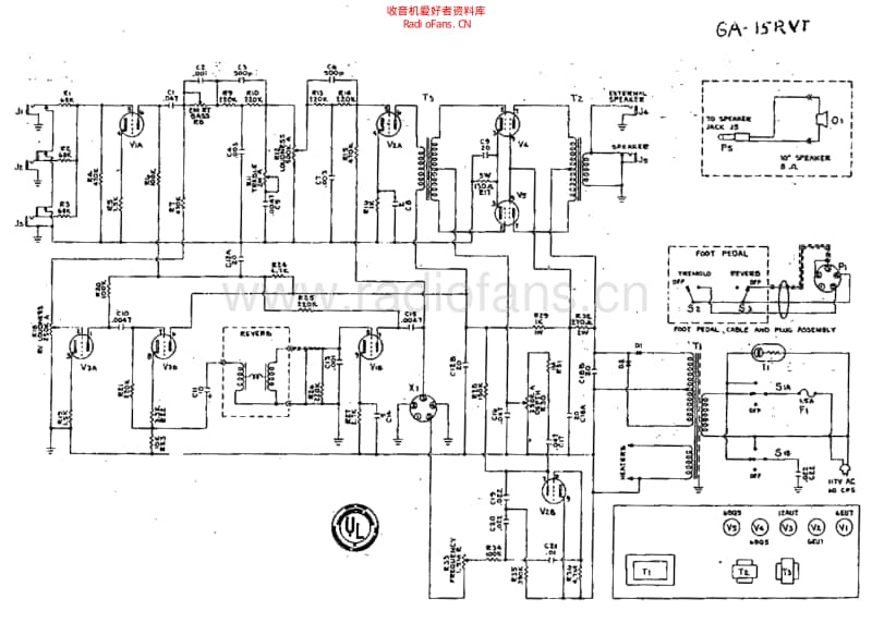 Gibson_ga15rvt 电路图 维修原理图.pdf_第1页