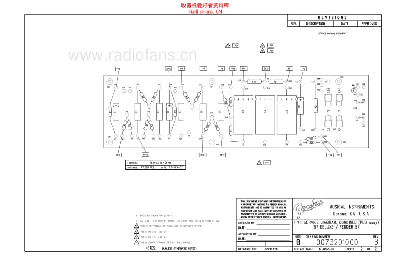 Fender_deluxe_57_reissue 电路图 维修原理图.pdf_第2页