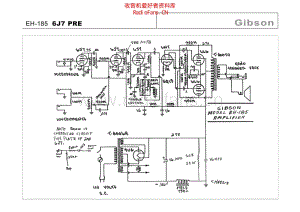Gibson_eh_185_6j7_pre 电路图 维修原理图.pdf