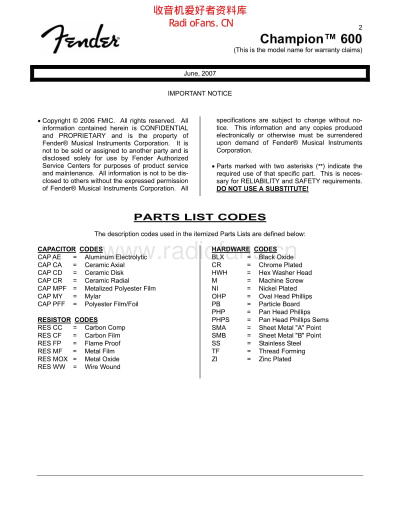 Fender_champion_600_reissue_full_manual 电路图 维修原理图.pdf_第2页