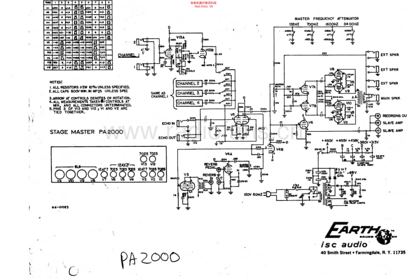 Earth_pa2000_stagemaster 电路图 维修原理图.pdf_第1页