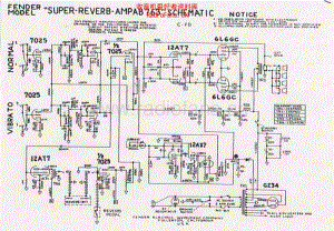 Fender_super_reverb_ab763_schematic 电路图 维修原理图.pdf