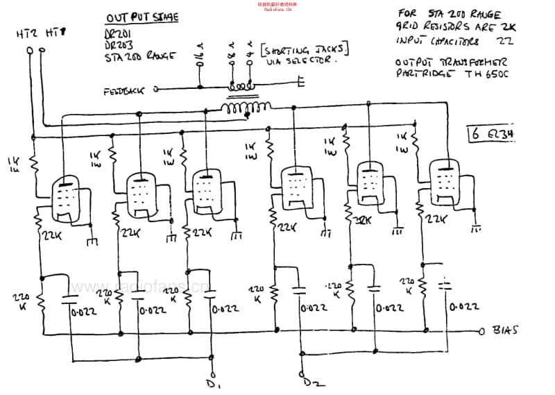 Hiwatt_200w_dr203 电路图 维修原理图.pdf_第2页