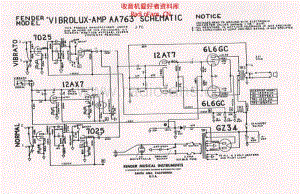 Fender_vibrolux_aa763_schematic 电路图 维修原理图.pdf