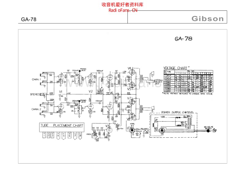Gibson_ga_78 电路图 维修原理图.pdf_第1页