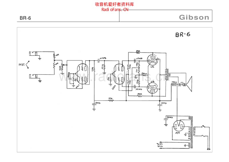 Gibson_br_6 电路图 维修原理图.pdf_第1页