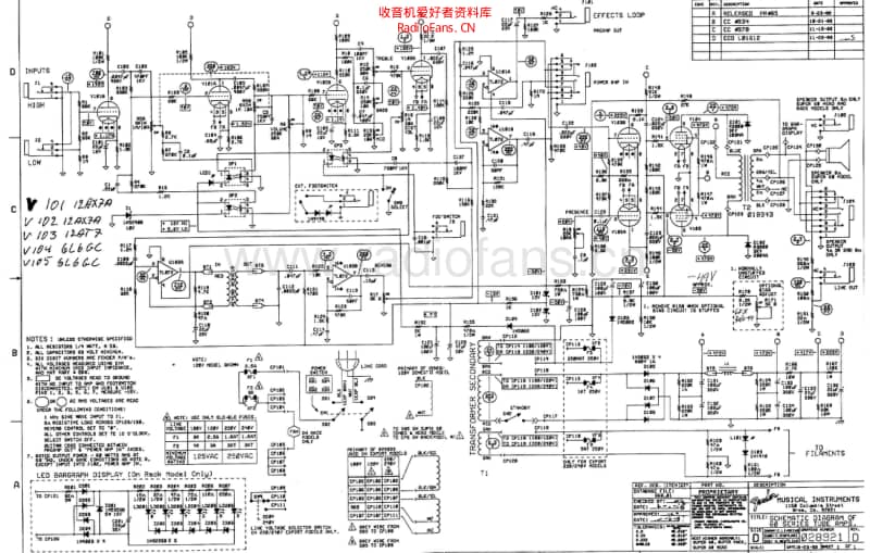 Fender_super_60_rack 电路图 维修原理图.pdf_第1页