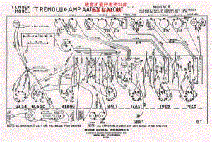 Fender_tremolux_aa763_layout 电路图 维修原理图.pdf