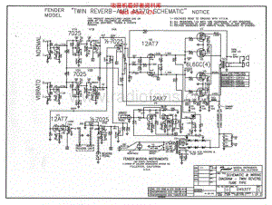 Fender_twin_reverb_aa270_schem 电路图 维修原理图.pdf