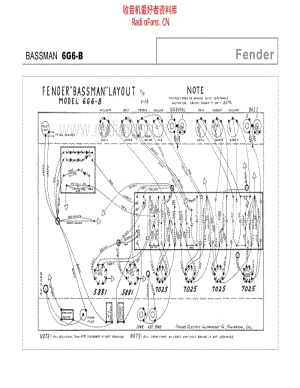 Fender_bassman_6g6b 电路图 维修原理图.pdf