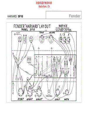 Fender_harvard_5f10 电路图 维修原理图.pdf