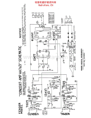 Fender_concert_aa763 电路图 维修原理图.pdf