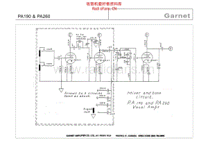 Garnet_pa190_provocal_mixer 电路图 维修原理图.pdf