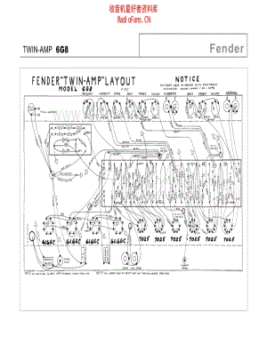 Fender_twin_6g8 电路图 维修原理图.pdf