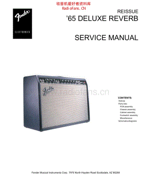 Fender_65_deluxe_reverb_manual 电路图 维修原理图.pdf