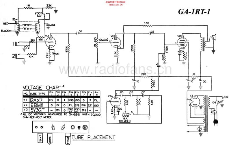 Gibson_ga1rt 电路图 维修原理图.pdf_第1页