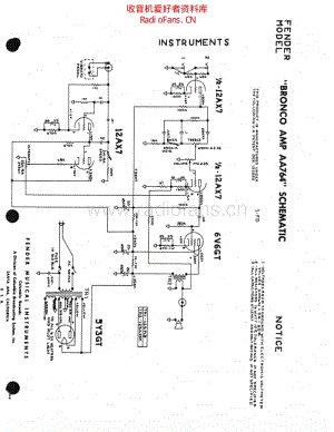 Fender_bronco_aa764 电路图 维修原理图.pdf