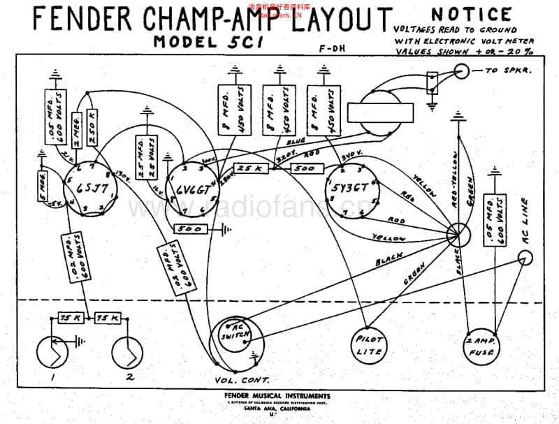 Fender_champ_5c1_schem 电路图 维修原理图.pdf_第2页