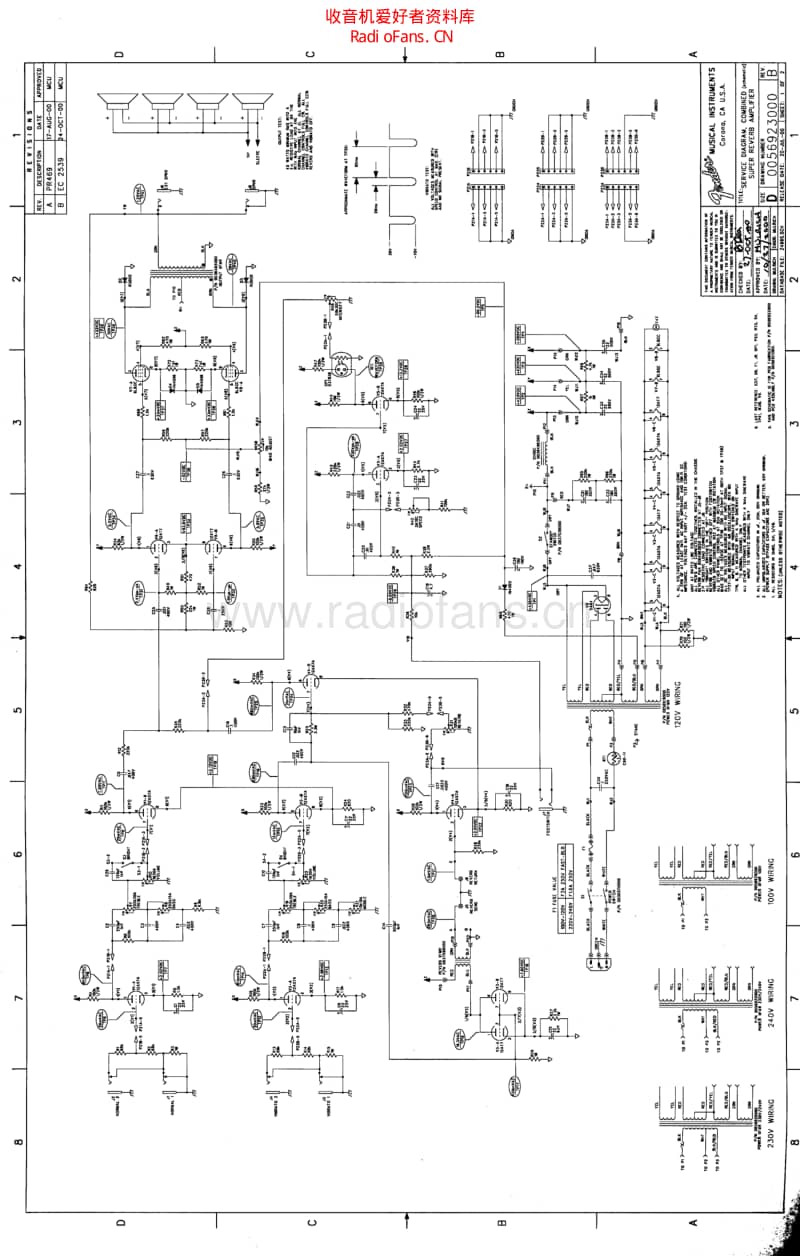 Fender_65_super_reverb_guitar_amplifier_schematic 电路图 维修原理图.pdf_第1页
