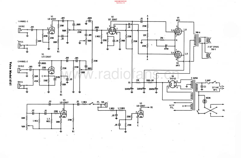 Gretsch_6161 电路图 维修原理图.pdf_第1页