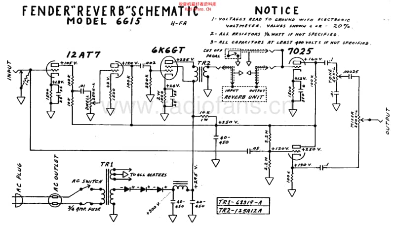 Fender_reverb_6g15_schem 电路图 维修原理图.pdf_第1页