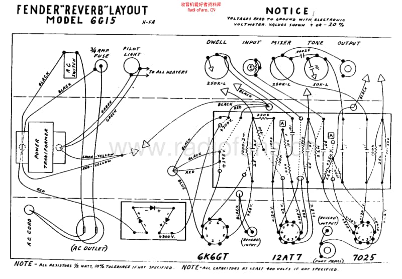 Fender_reverb_6g15_schem 电路图 维修原理图.pdf_第2页