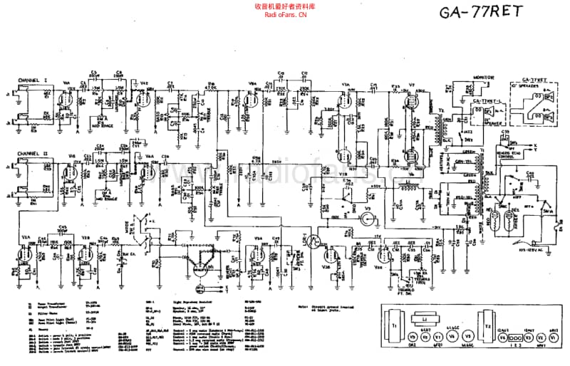 Gibson_ga77ret 电路图 维修原理图.pdf_第1页