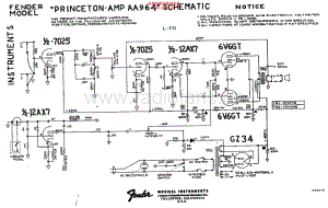 Fender_princeton_aa964_schem 电路图 维修原理图.pdf