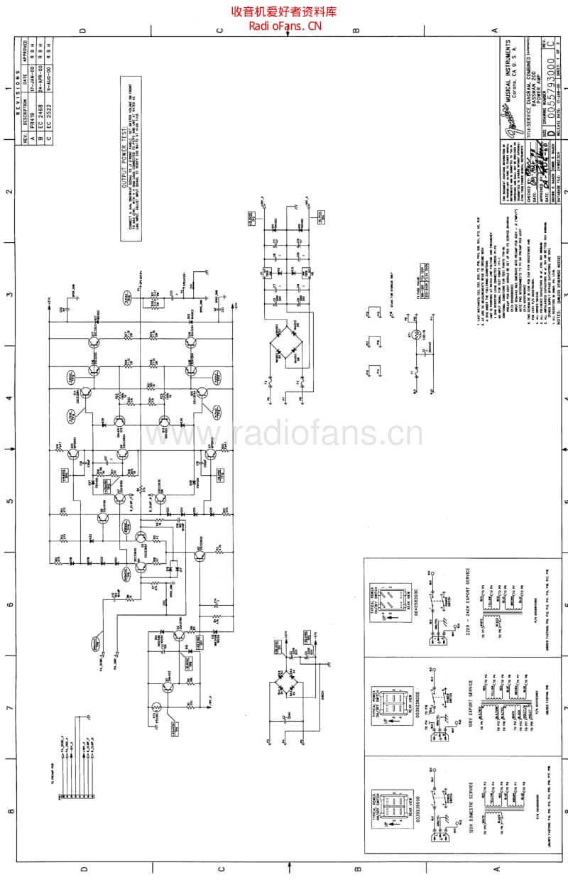 Fender_bassman200 电路图 维修原理图.pdf_第3页