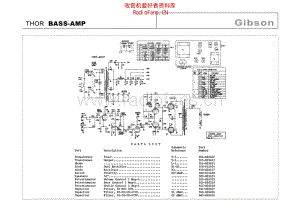 Gibson_thor_bass_amp 电路图 维修原理图.pdf