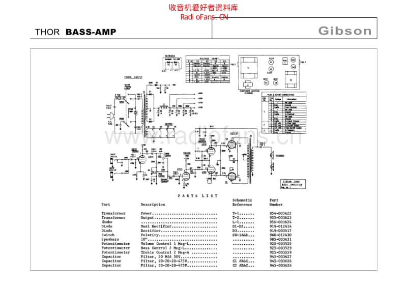 Gibson_thor_bass_amp 电路图 维修原理图.pdf_第1页