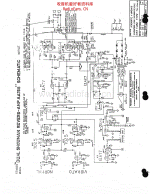 Fender_showman_reverb_aa768_schem 电路图 维修原理图.pdf