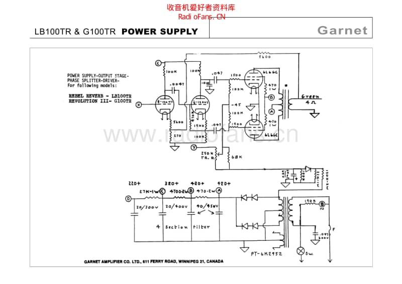 Garnet_g100tr_revolution_iii 电路图 维修原理图.pdf_第2页