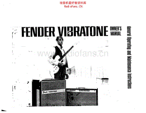 Fender_vibratone_manual 电路图 维修原理图.pdf
