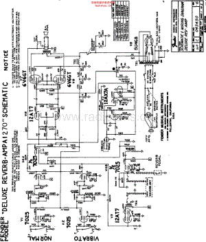 Fender_deluxereverb_a1270_schem 电路图 维修原理图.pdf