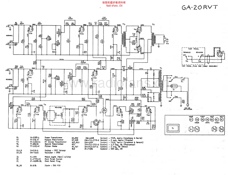 Gibson_ga20rvt 电路图 维修原理图.pdf_第1页