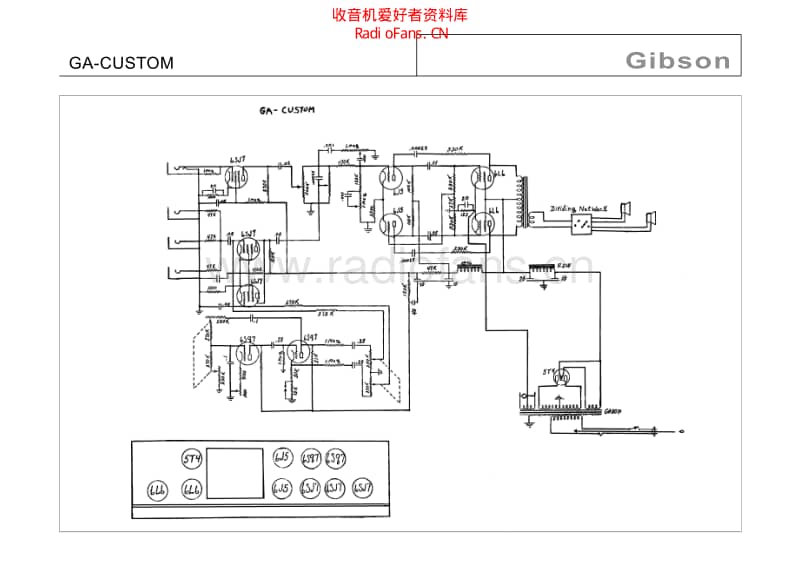 Gibson_ga_custom 电路图 维修原理图.pdf_第1页
