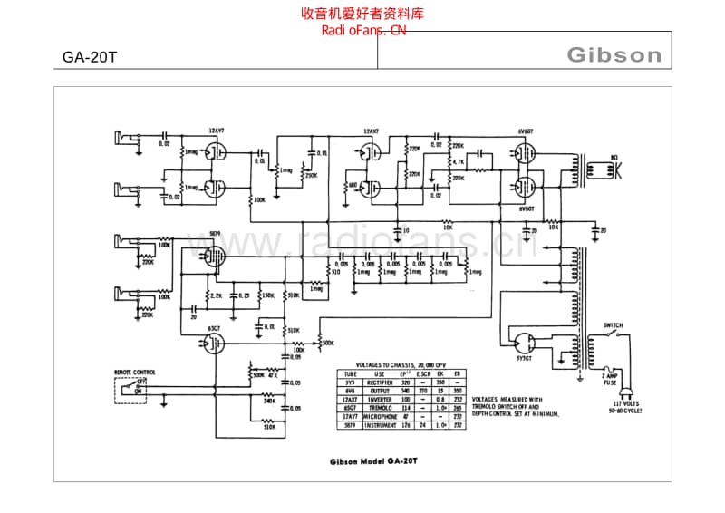Gibson_ga_20t 电路图 维修原理图.pdf_第1页